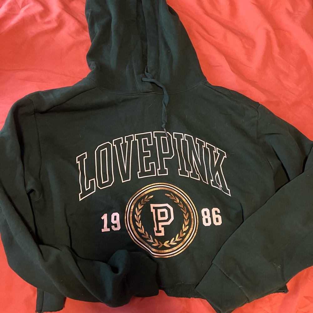 Pink crop sweater